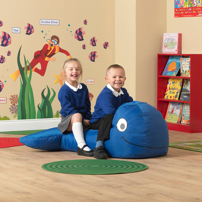 Sea Life Whale Bean Bag