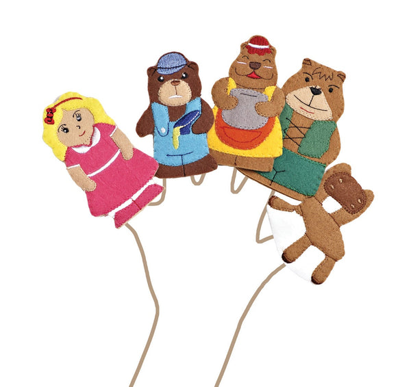 Goldilocks Finger Puppets pk 5