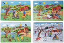 Four Seasons Jigsaw Set pk 4