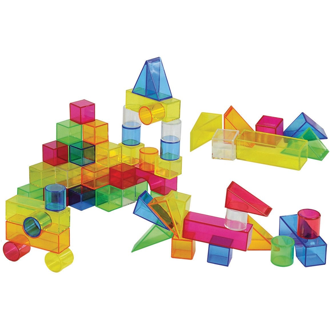 Translucent Construction Bricks pk 50