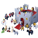 Wooden Medieval Castle & Figure Set 