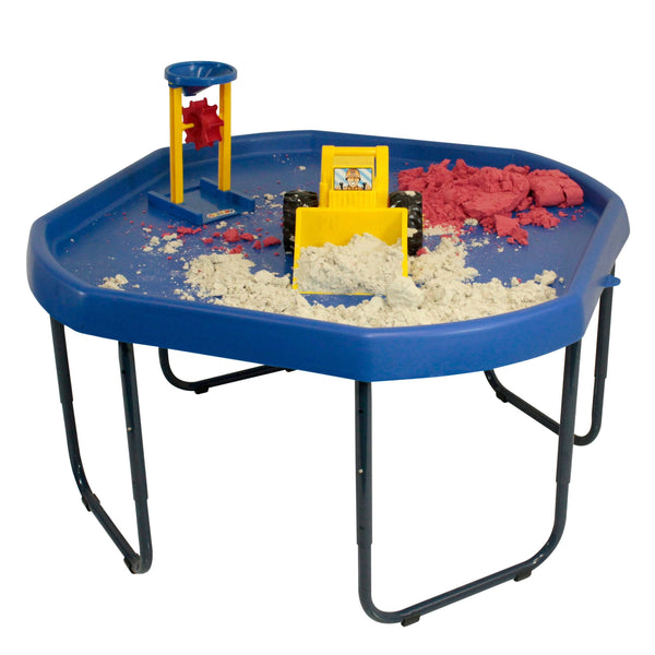 Blue Tuff Tray and Stand 