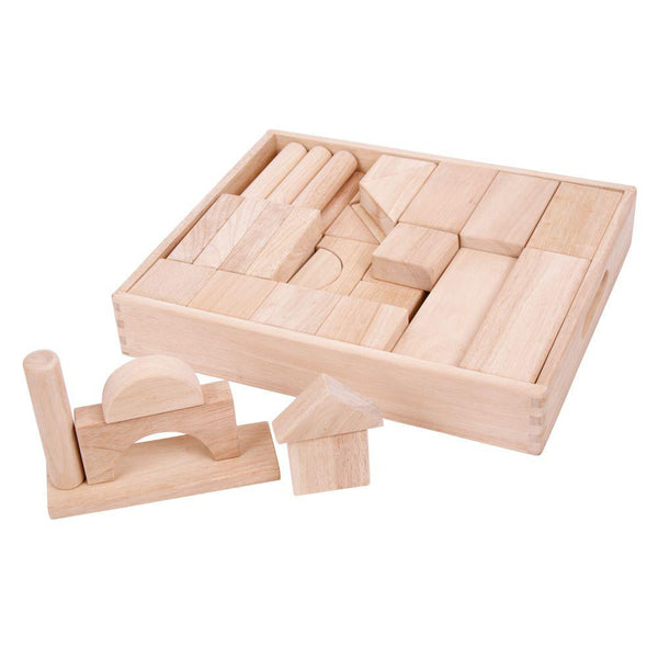 Natural wood building blocks shop
