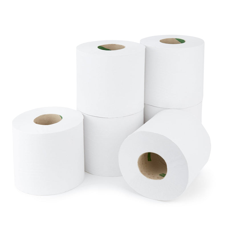 Smartbuy, WHITE CENTREFEED ROLLS, 1 Ply, Case of 6 Rolls