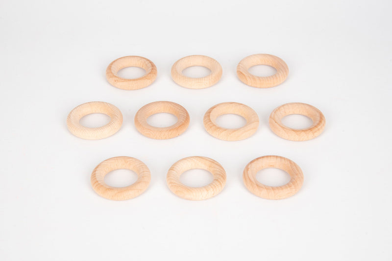 Natural Wooden Rings 48Mm