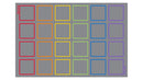Essentials Rainbow Squares Indoor/Outdoor Carpet