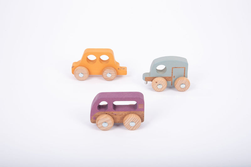 Rainbow Wooden Adventure Vehicles