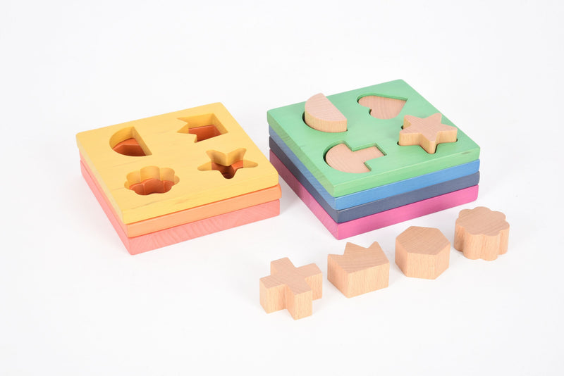 Rainbow Wooden Shape Stacker