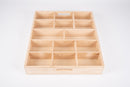 Wooden Sorting Tray - 14 Way