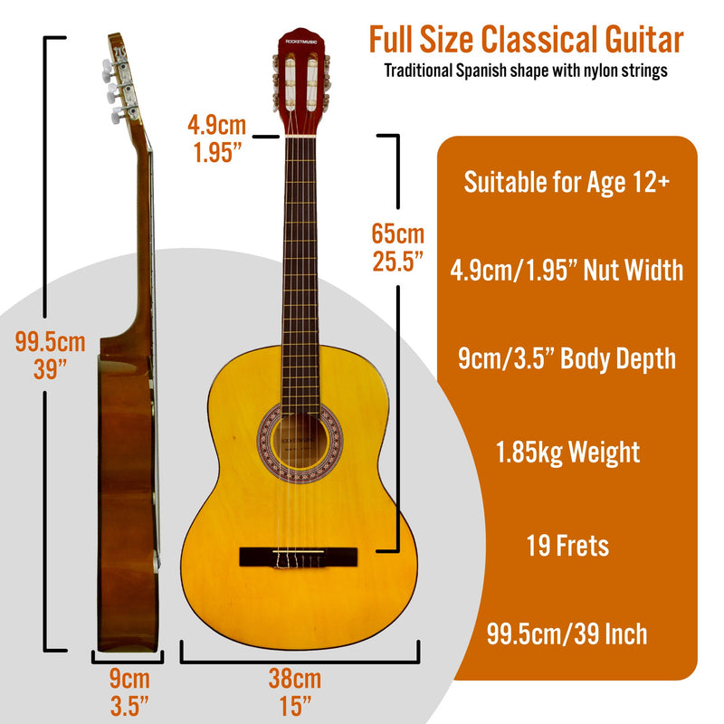 3rd Avenue Rocket Classical Guitar Pack