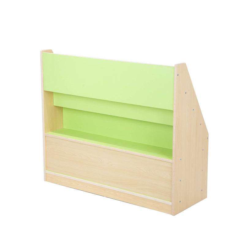 Pastel Book Storage Unit with Trays