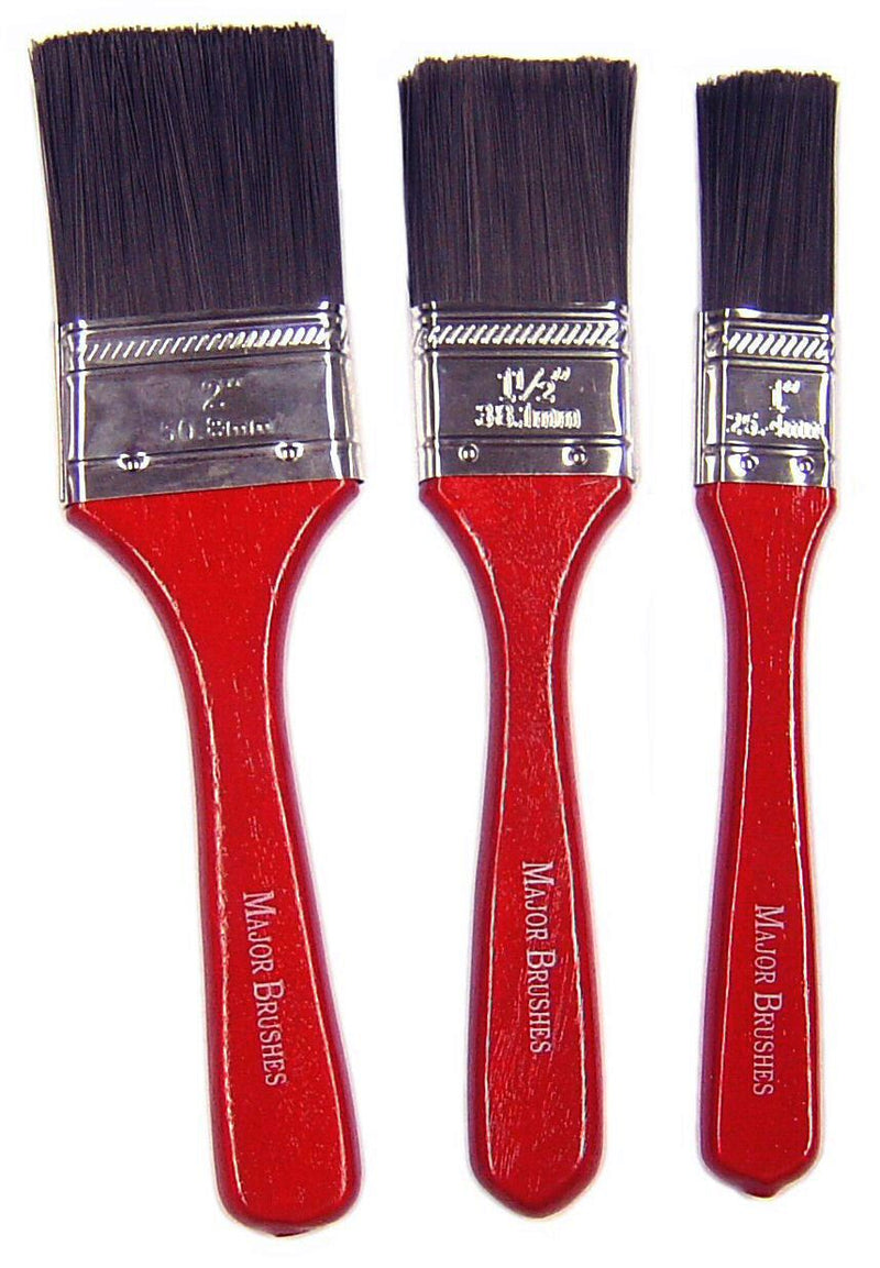 Varnish Brushes pk 3