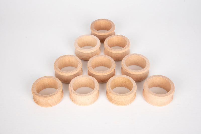 Natural Wooden Napkin Rings