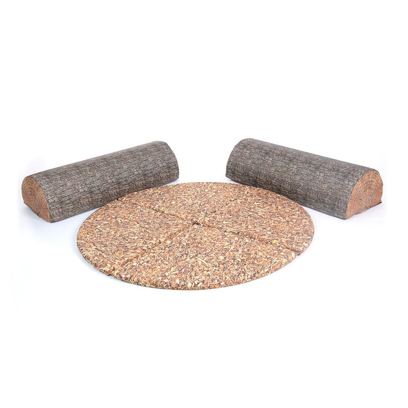 Learn about Nature Bundle (Bark Mat with 2 Foam Logs)