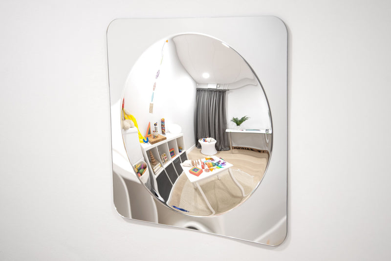 Large Single Domed Acrylic Mirror Panel