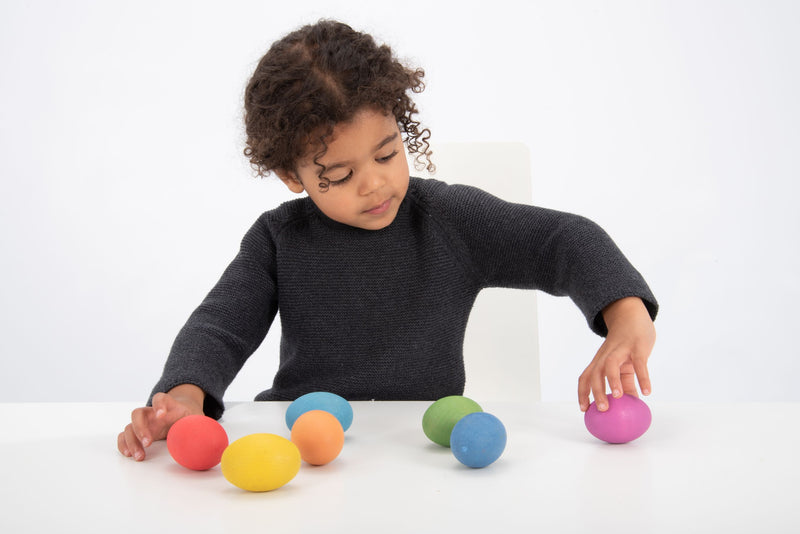 Rainbow Wooden Eggs