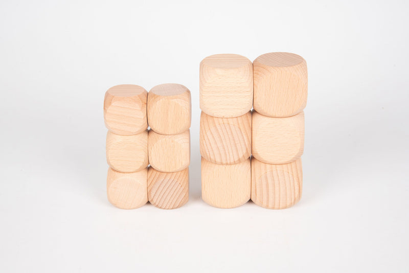 Natural Wooden Cubes 50Mm