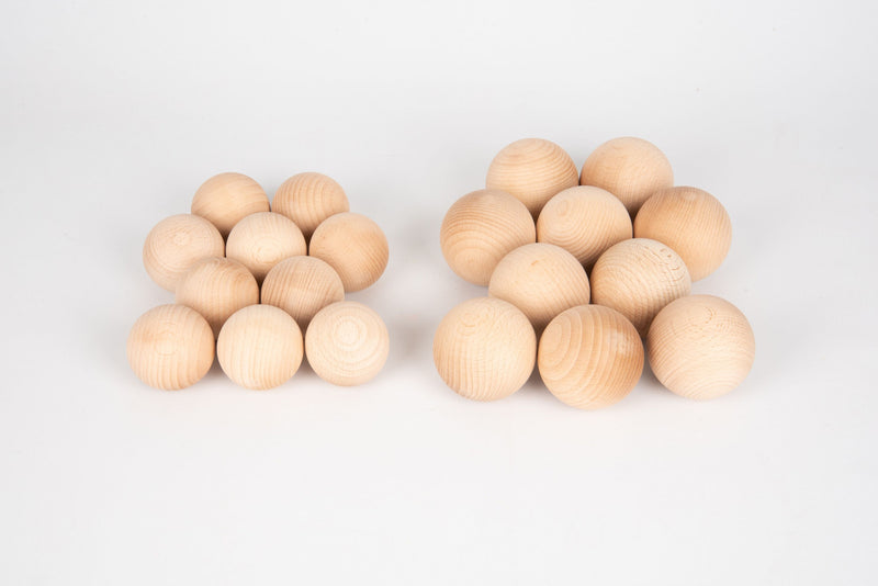 Natural Wooden Balls 50Mm