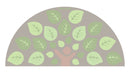 Natural World™ Semi-Circle Placement Carpet