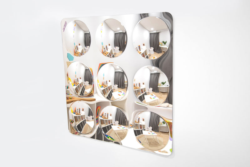 Giant 9 Domed Acrylic Mirror Panel