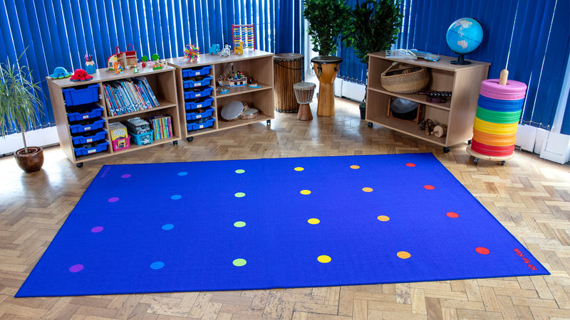 Essentials Rainbow Spots Indoor/Outdoor Carpet