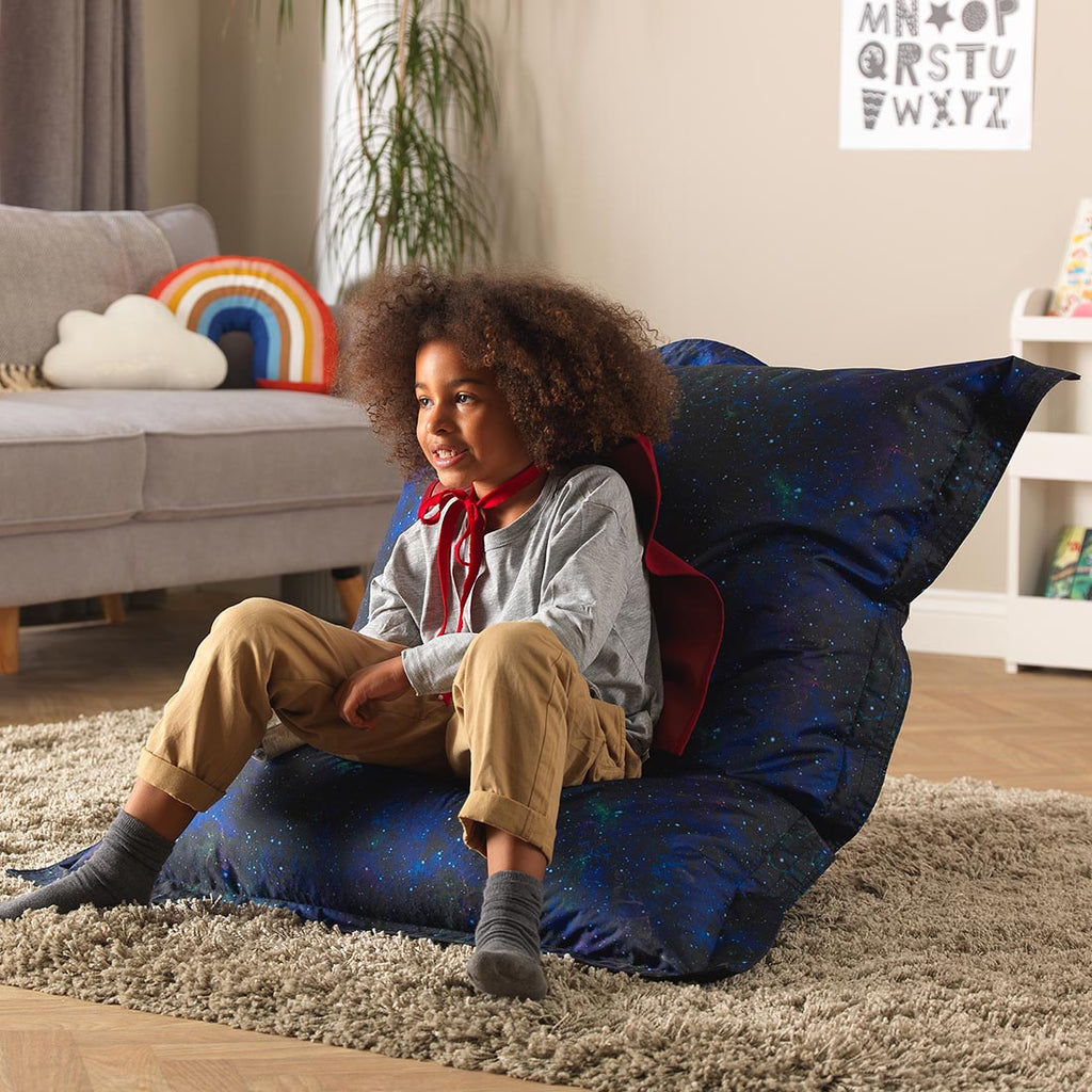 Bean Bag Chair Childrens Floor Cushion Kids Bean Bag Velvet Square