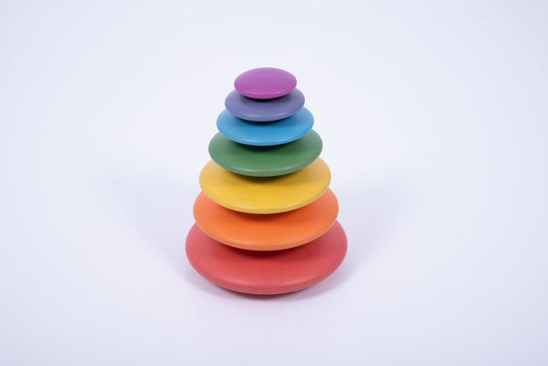 Rainbow Wooden Buttons