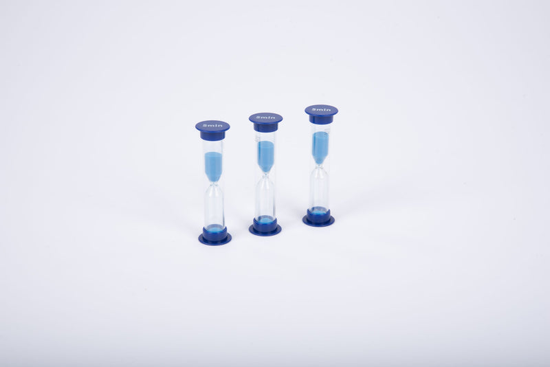 Mini Sand Timer - 5 Minute Blue