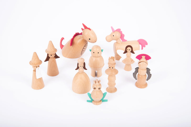 Wooden Enchanted Figures