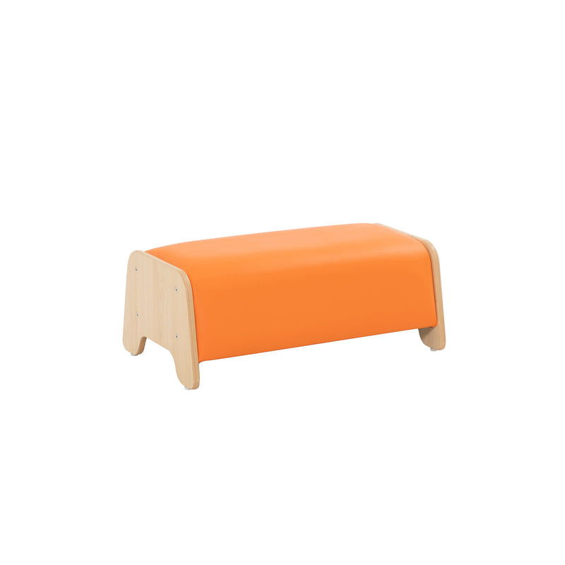 Coloured Cushioned Bench