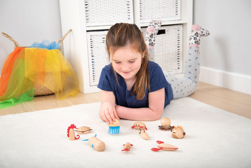 Wooden Sea Creatures