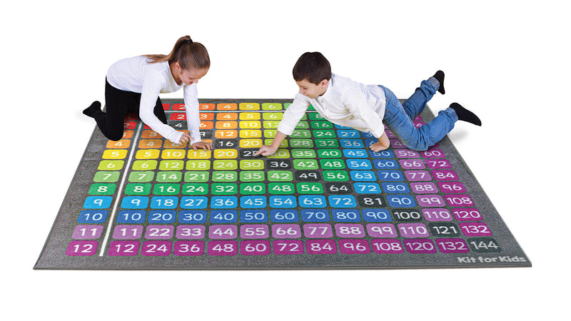 Multiplication Grid Carpet