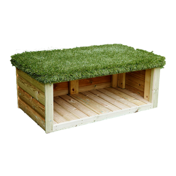 Grass Top Storage Bench
