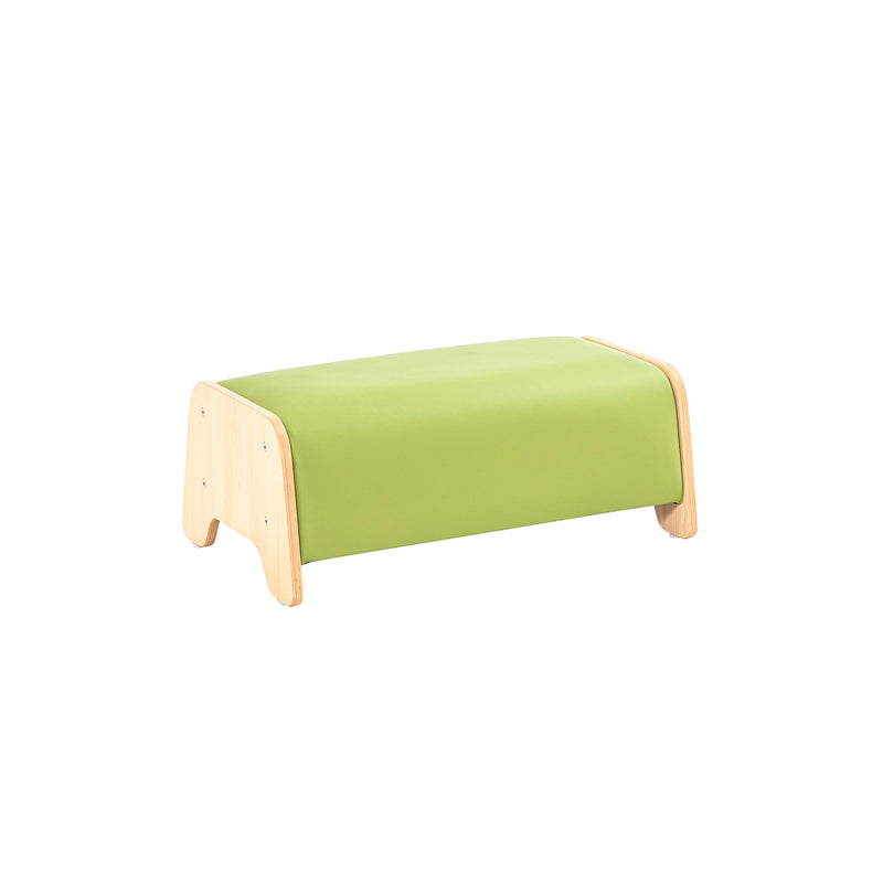 Coloured Cushioned Bench