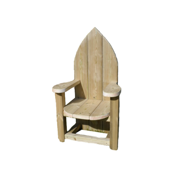 Wooden Storyteller Throne
