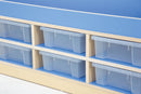 Pastel Book Storage Unit with Trays