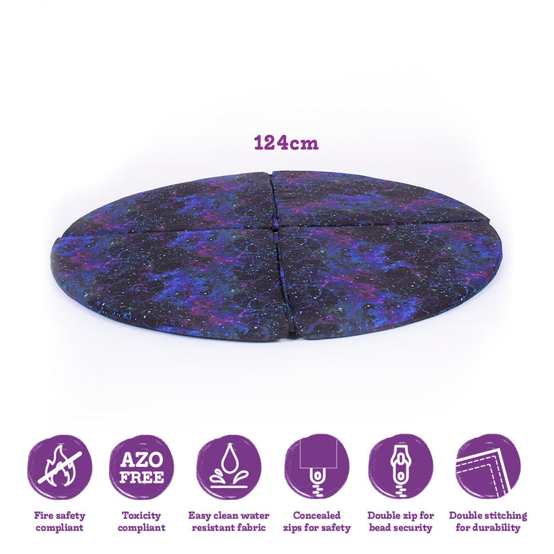 Indoor/Outdoor Folding Floor Mat Galaxy Print