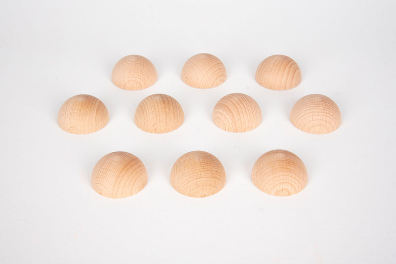 Natural Wooden Semispheres