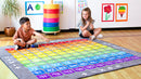 100 Square Counting Grid Carpet