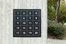 Outdoor Number 1-20 Chalkboard