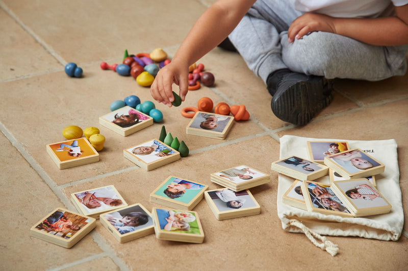 My Emotions Wooden Tiles