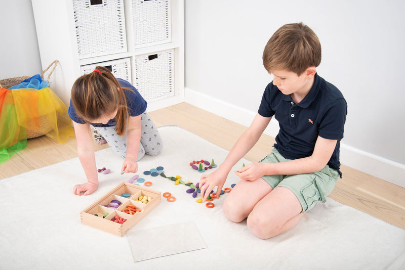 Wooden Treasures Sorting Set