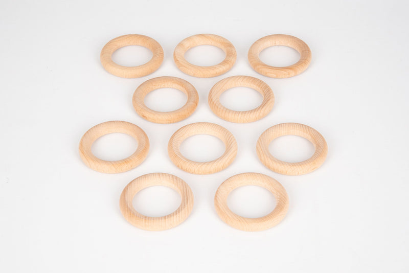 Natural Wooden Rings 70Mm