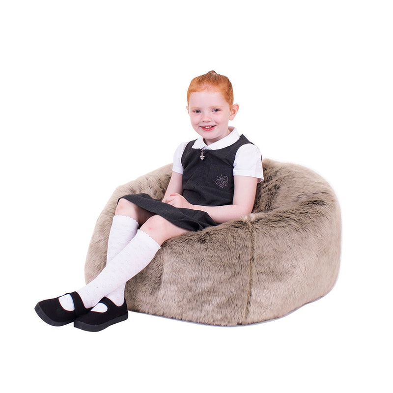 Mink Faux Fur Children's Bean Bag