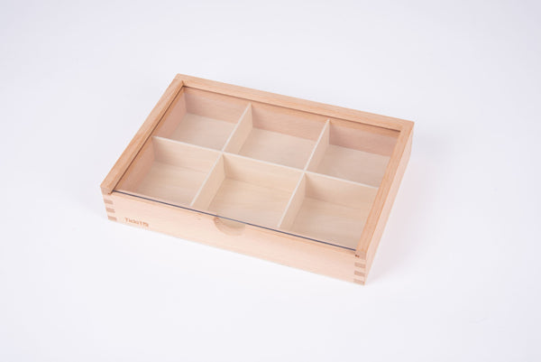 Wooden Sortin Box - 6 Way