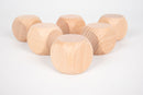 Natural Wooden Cubes 40Mm