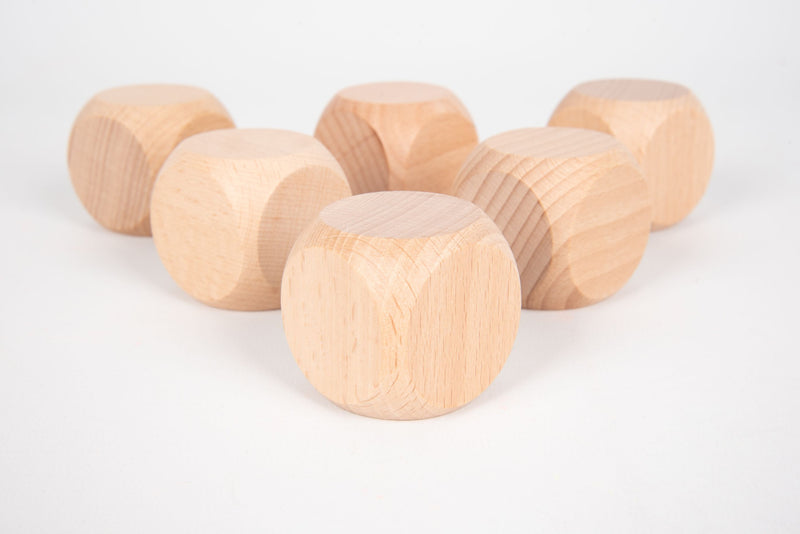 Natural Wooden Cubes 40Mm