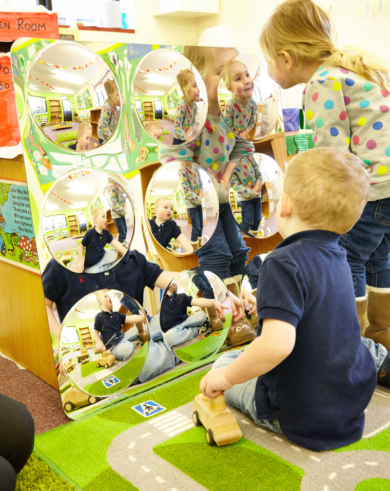 Giant 9 Domed Acrylic Mirror Panel