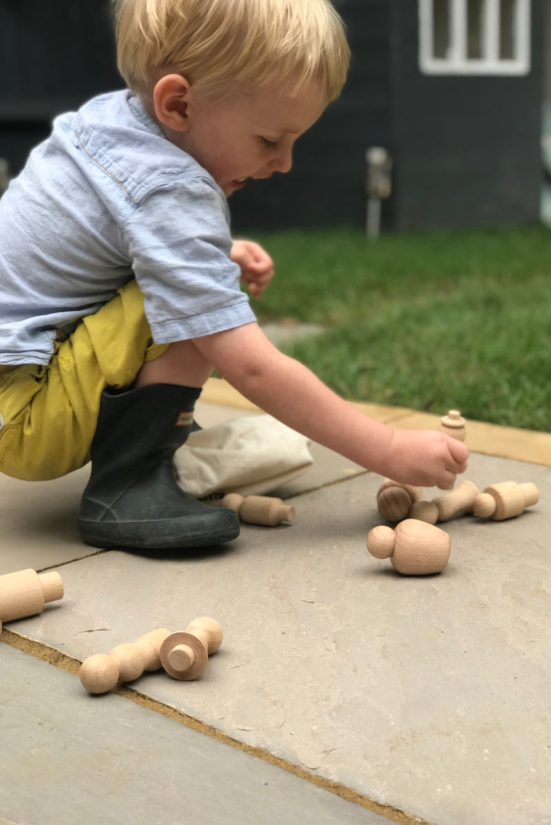 Wooden Community Figures