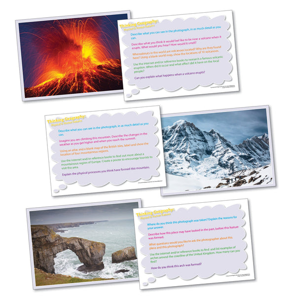 Thinking Cards - Physical & Human Features pk 20